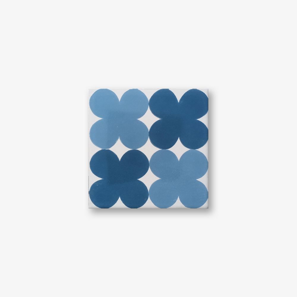 Algiers Marine Blue Encaustic Cement Tile