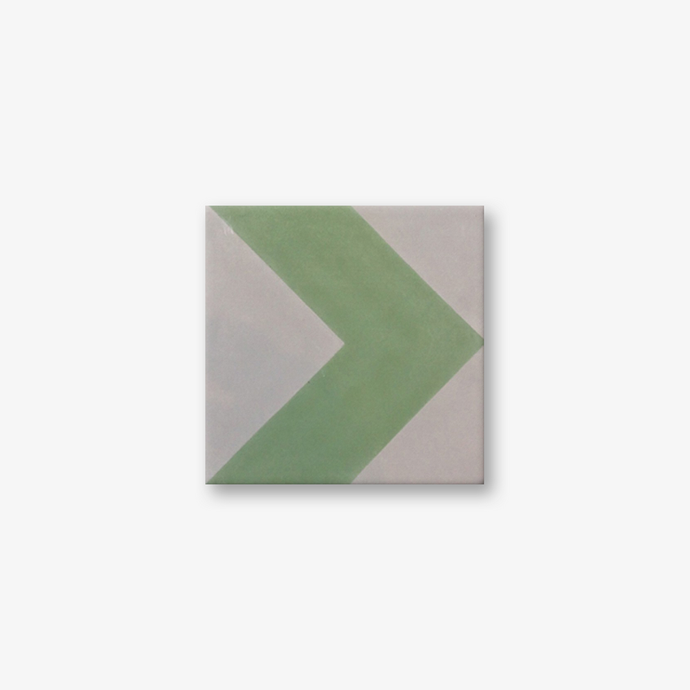 Chevron Pine Encaustic Cement Tile