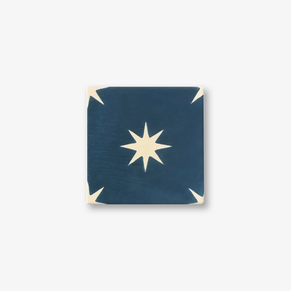Ambrosia Blu Gris Encaustic Cement Tiles