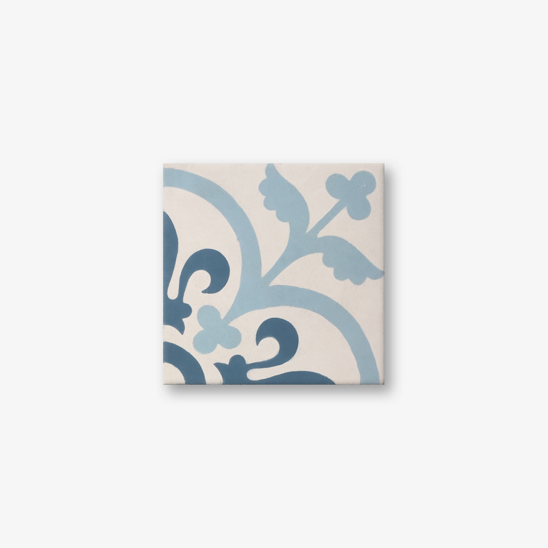Madrid Cielo Encaustic Cement Tile