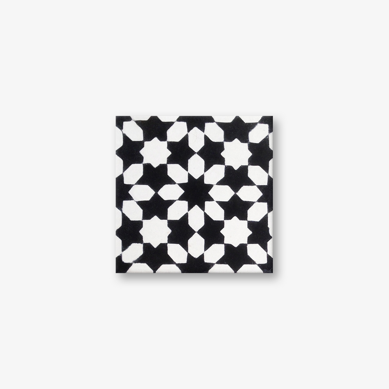 Misiones Black & White Encaustic Cement Tile