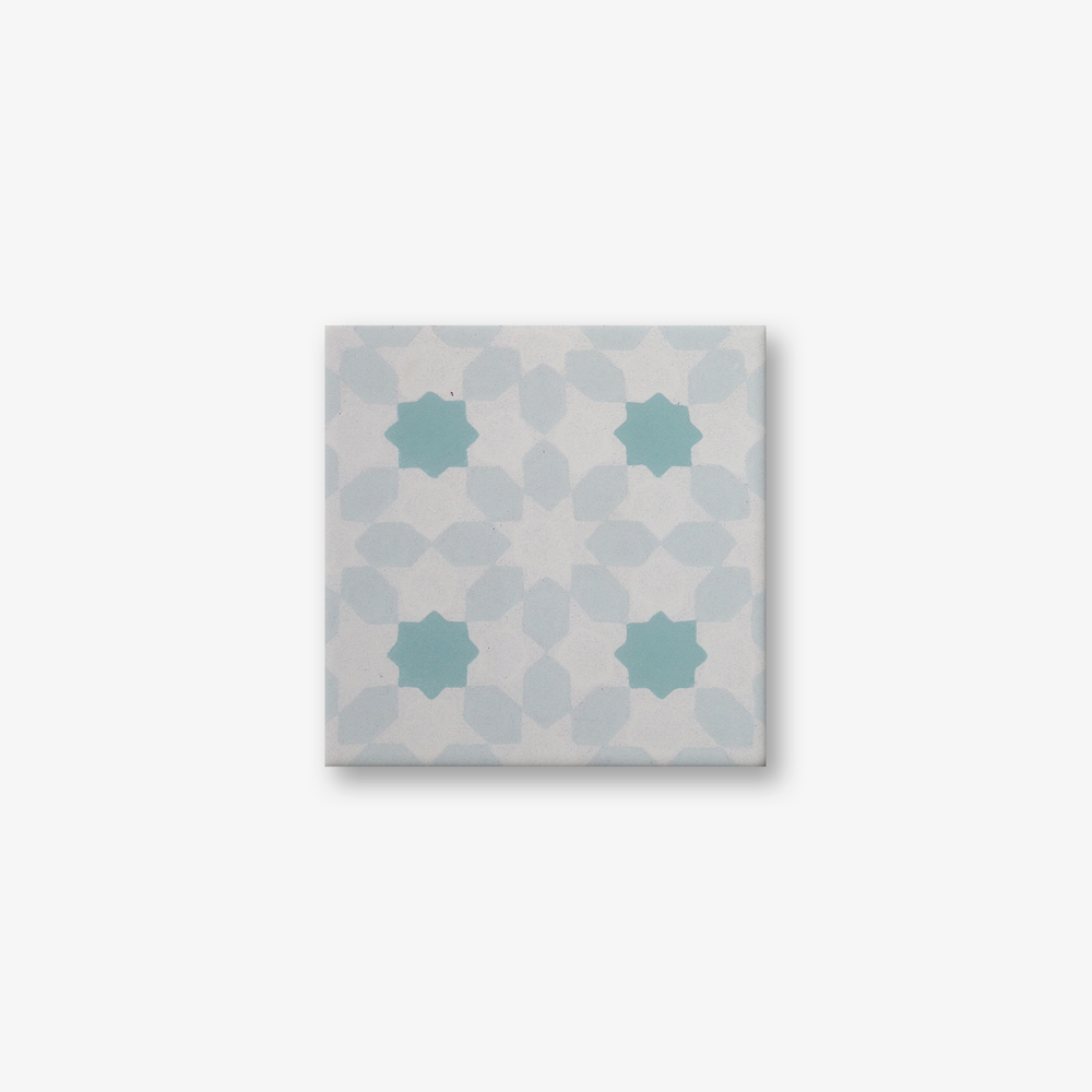 Caterina Blu Gris and Yellow Encaustic Cement Tile
