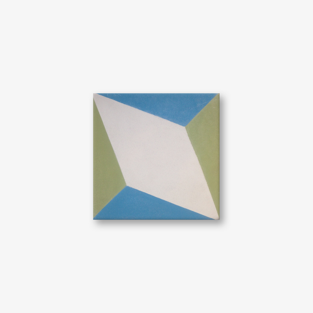 Nadia Burnt Orange Encaustic Cement Tile