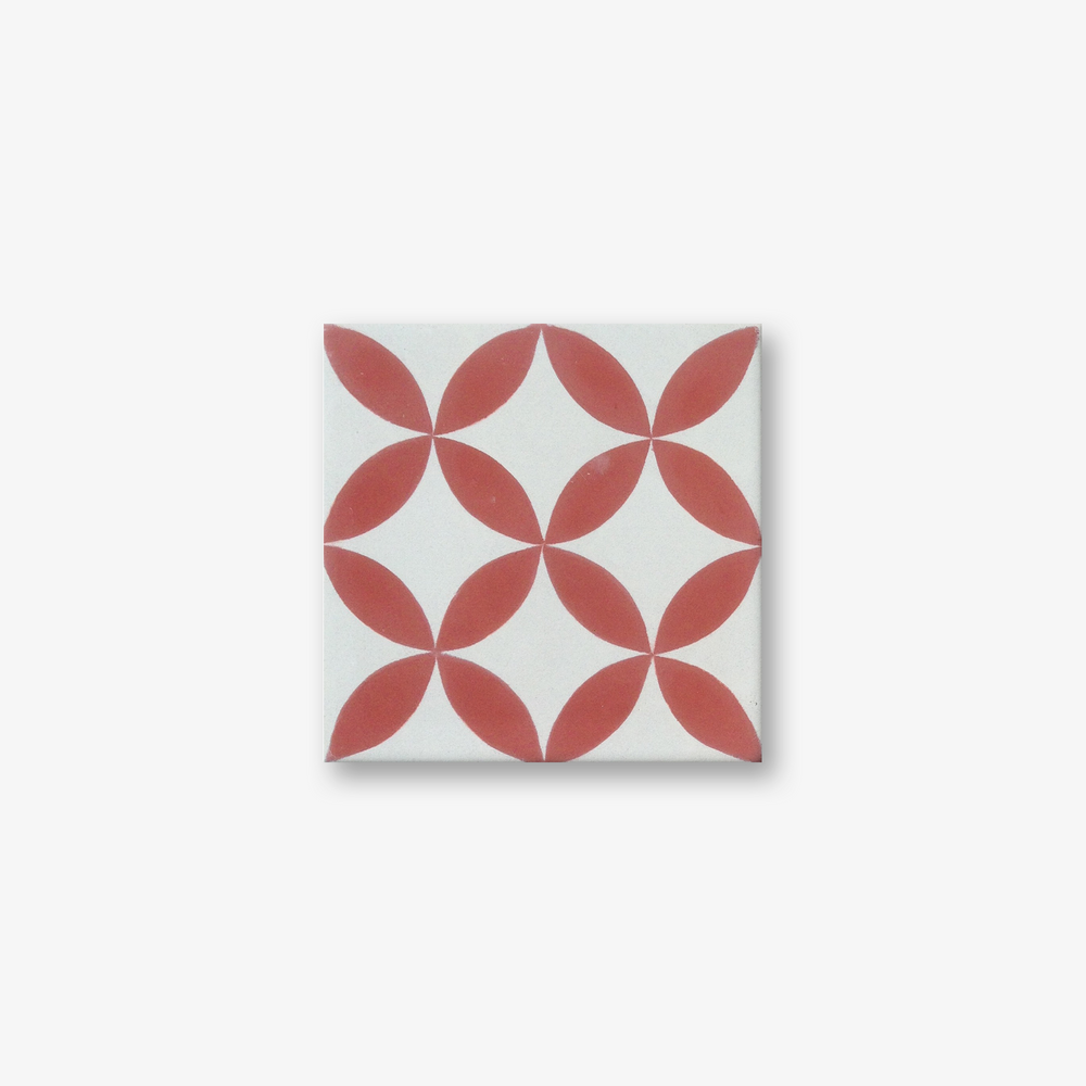 Petals Night Encaustic Cement Tile