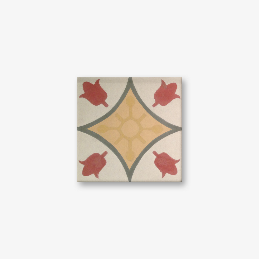 Tulip Encaustic Cement Tile
