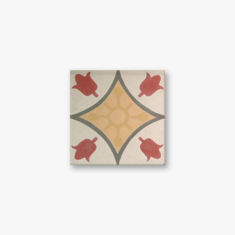 Tulip Encaustic Cement Tile