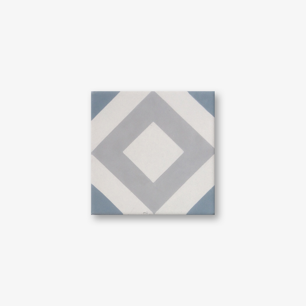 Varadero Gris Bleu Encaustic Cement Tile