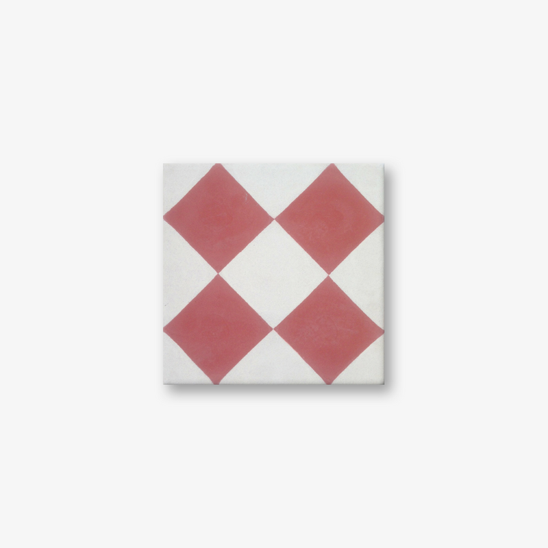 Victorian Classic Red Encaustic Cement Tile