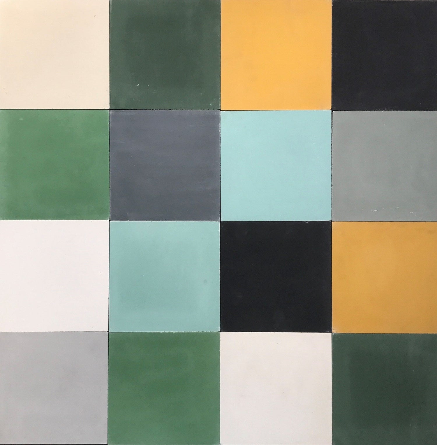 Solid Pattern Tiles Solid Colours Patchwork Encaustic Cement Tile – Encaustic Tiles